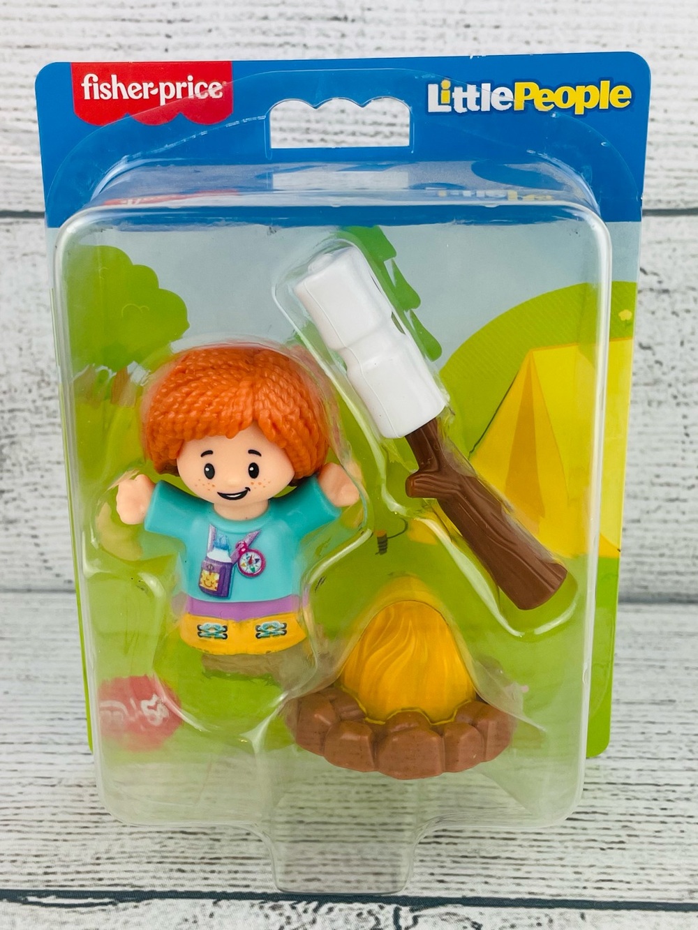 Fisher Price Little People Time To Camp S’mores Playset Mattel Figure NEW